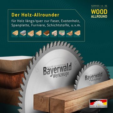 QUALITÄT AUS DEUTSCHLAND Bayerwald Werkzeuge Kreissägeblatt HM Kreissägeblatt - 140 x 2.6/1.6 x 20 Z42 WZ, 20 mm (Bohrung) WZ (Zahnform) positiv (Zahnstellung)