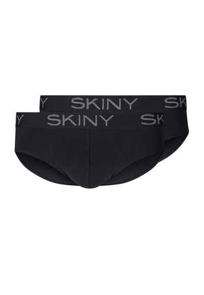 Skiny Slip Herren Slips, 2er Pack - Brasil Briefs, Cotton