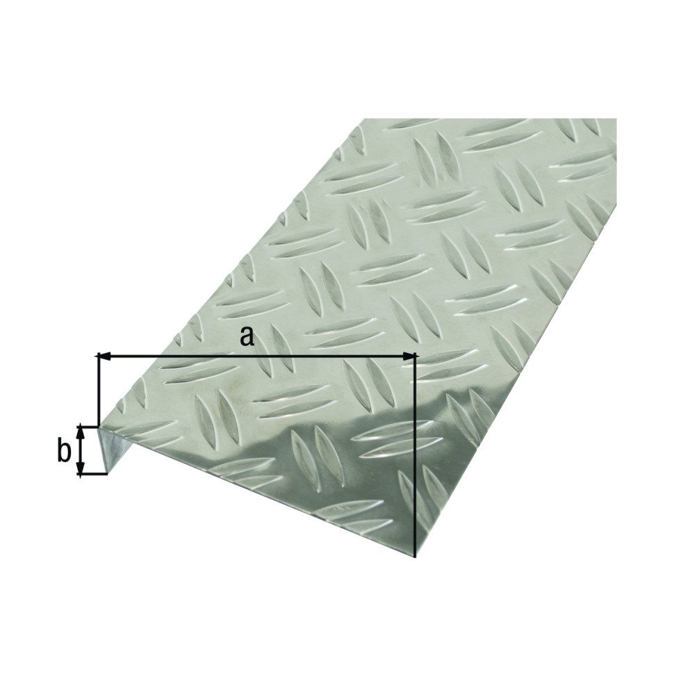 Alberts Strukturblech Alberts Strukturblech L-Form Aluminium natur 135 x, Aluminium