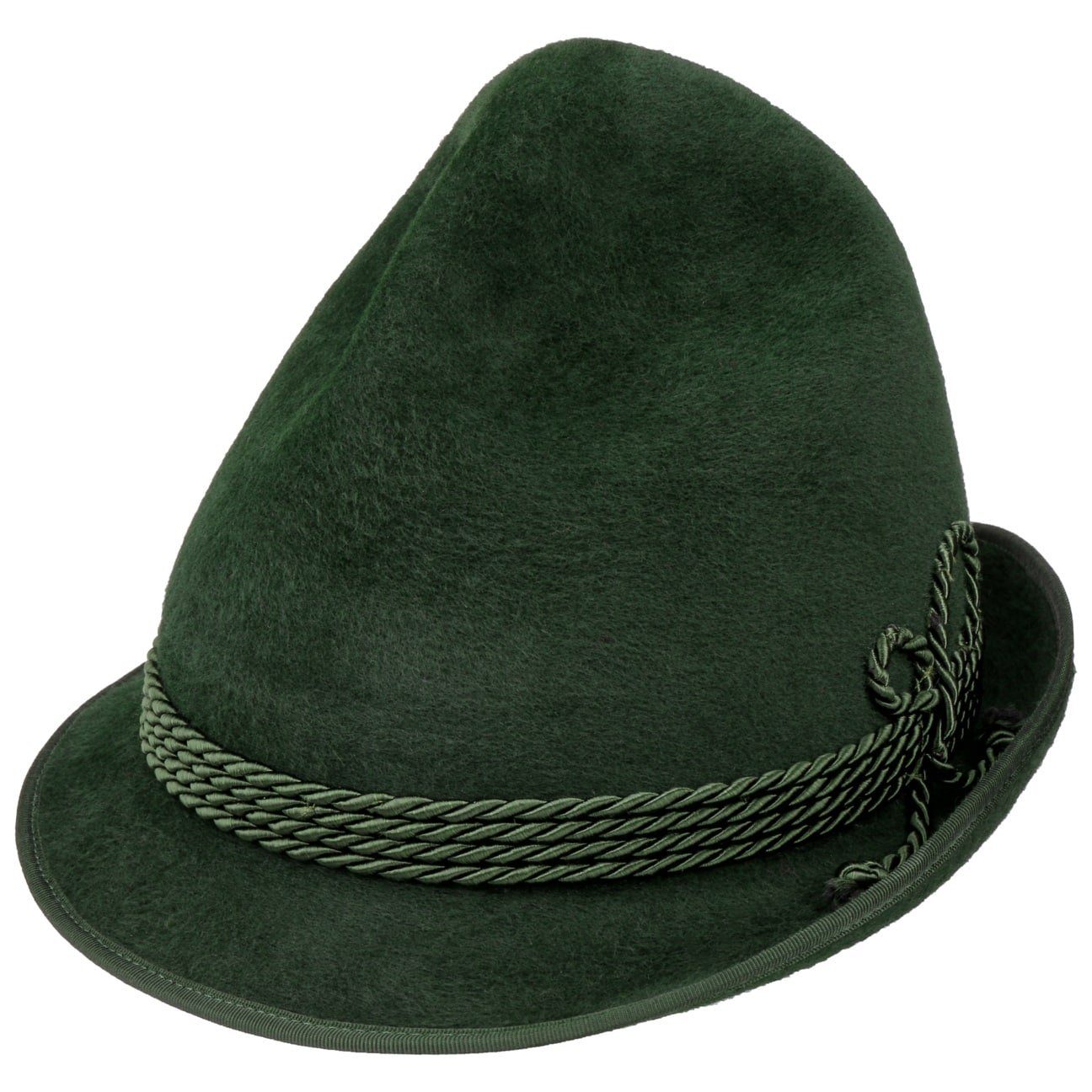 Lodenhut Manufaktur Filzhut (1-St) Haarfilzhut mit Einfass, Made in Germany