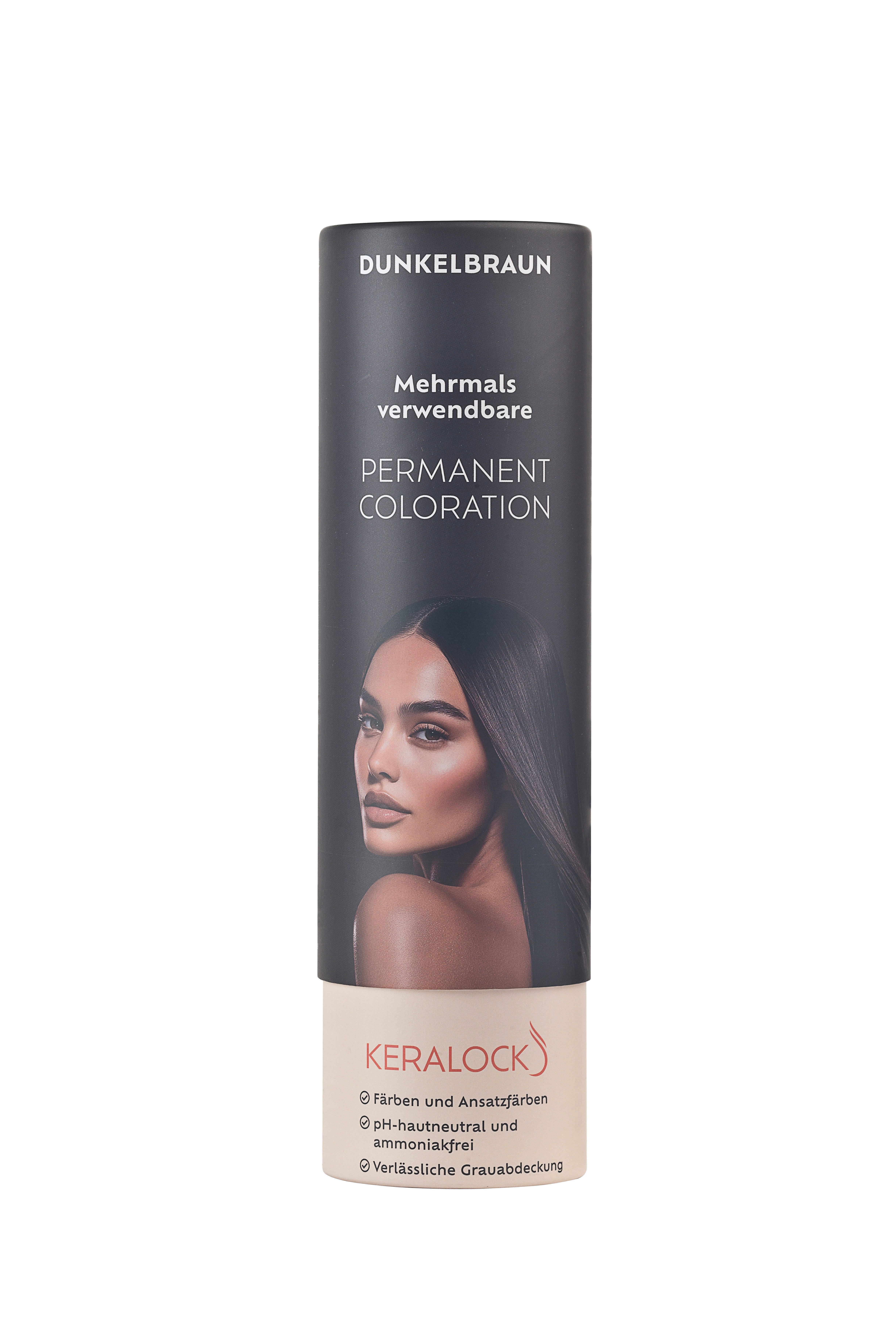 Keralock Haarfarbe Mehrmals Verwendbare Haarfarbe - Ammoniakfrei und pH-hautneutral
