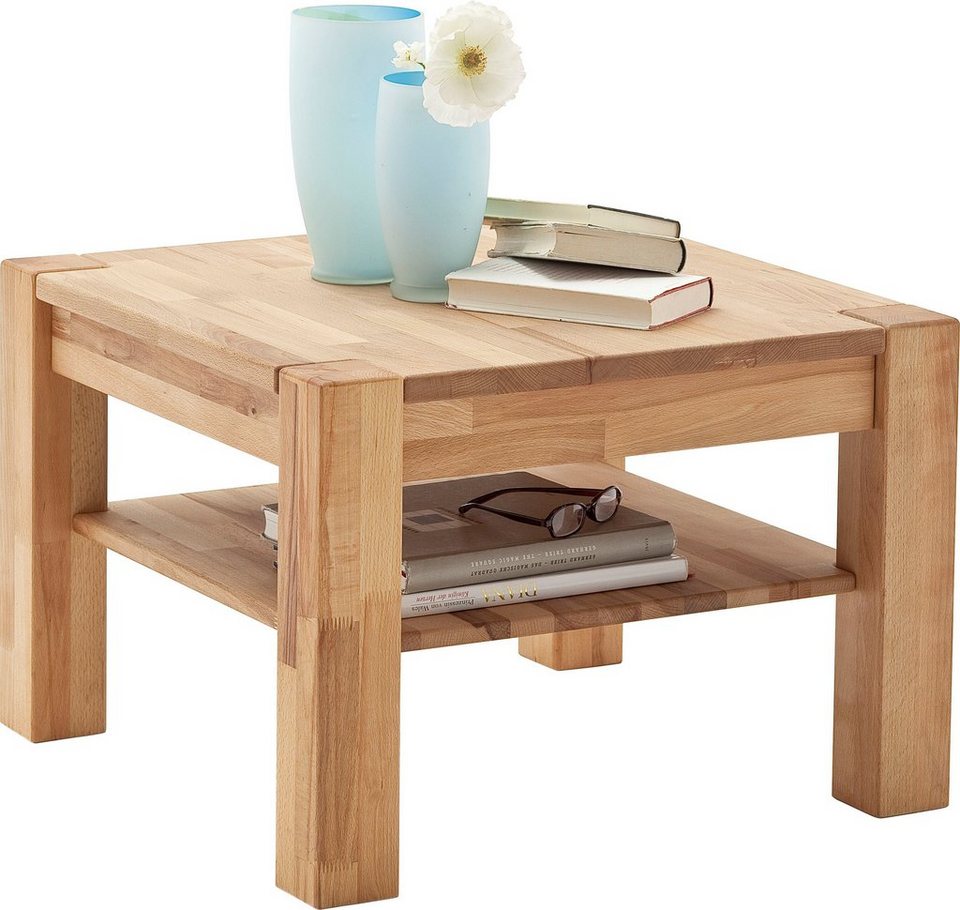MCA furniture Couchtisch, Massivholztisch mit Ablage online kaufen | OTTO