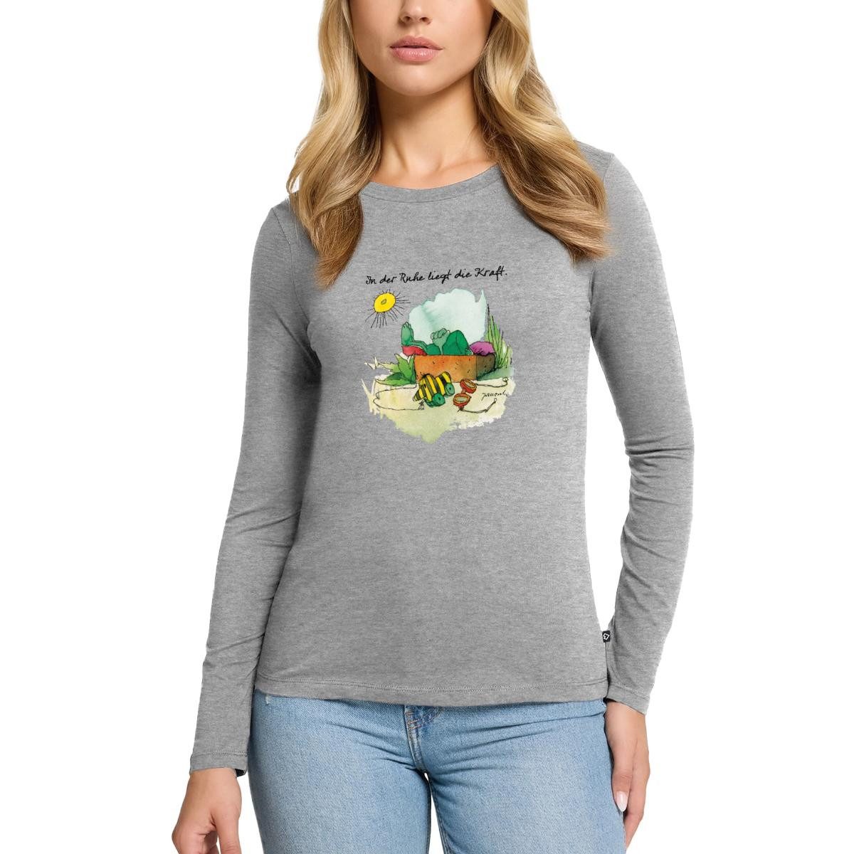 T-Shirt Janosch Günter Kastenfrosch Tigerente Premium Langarmshirt Damen