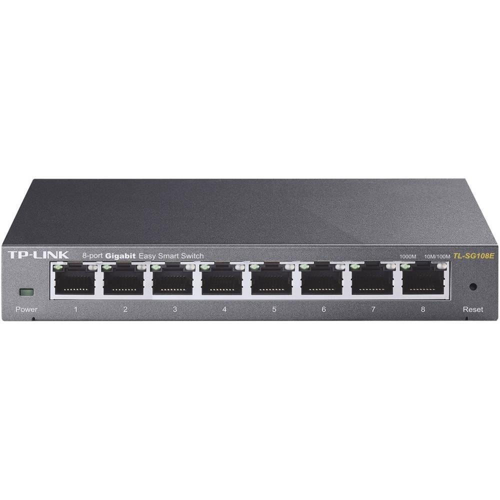 tp-link 8-Port-Gigabit-Unmanaged Pro Switch TL-SG108E Netzwerk-Switch