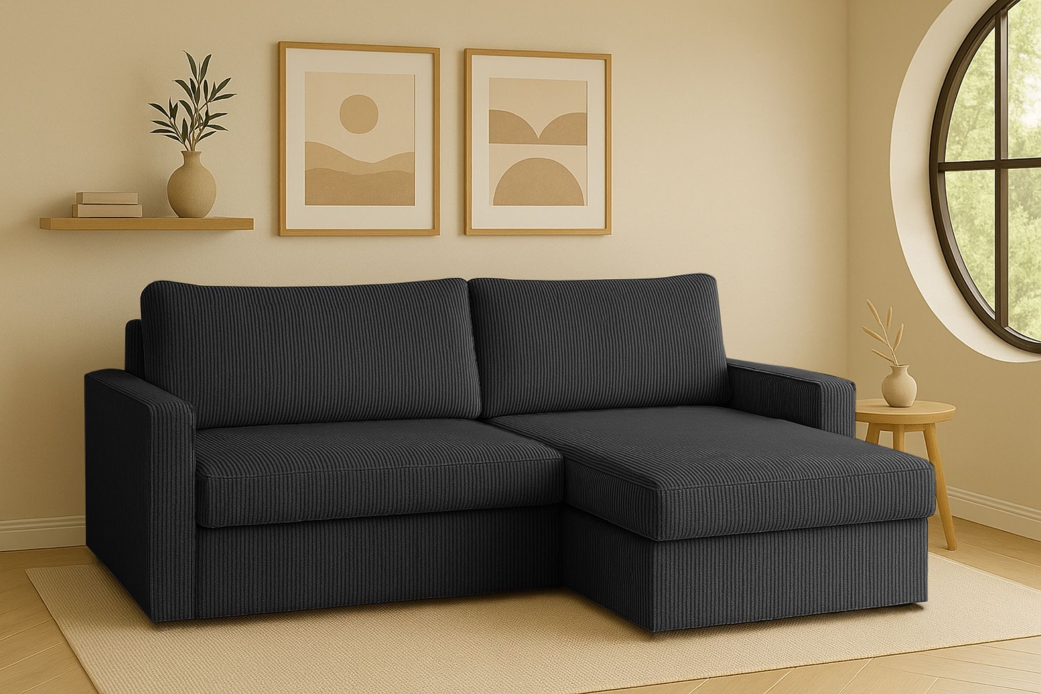 Kaiser Möbel Ecksofa mit Schlaffunktion und günstig online kaufen