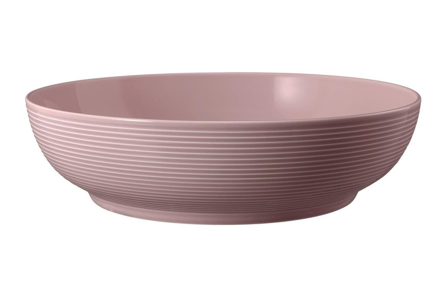 Seltmann Weiden Schale Schüssel BEAT BOWLS, Ø 25 cm, Altrosa, Porzellan, (1-tlg), spülmaschinengeeignet