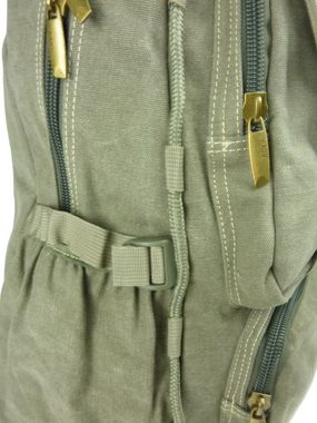 Taschen4life Freizeitrucksack Trekking Canvas Rucksack, T115, Militär Stil, Damen und Herren Segeltuch Stoffrucksack