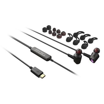 Asus ROG Cetra II In-Ear-Gaming-Kopfhörer In-Ear-Kopfhörer (Active Noise Cancelation, ANC, LSR, USB-C, kompatibel mit PCs, Notebooks, Mobiltelefonen)