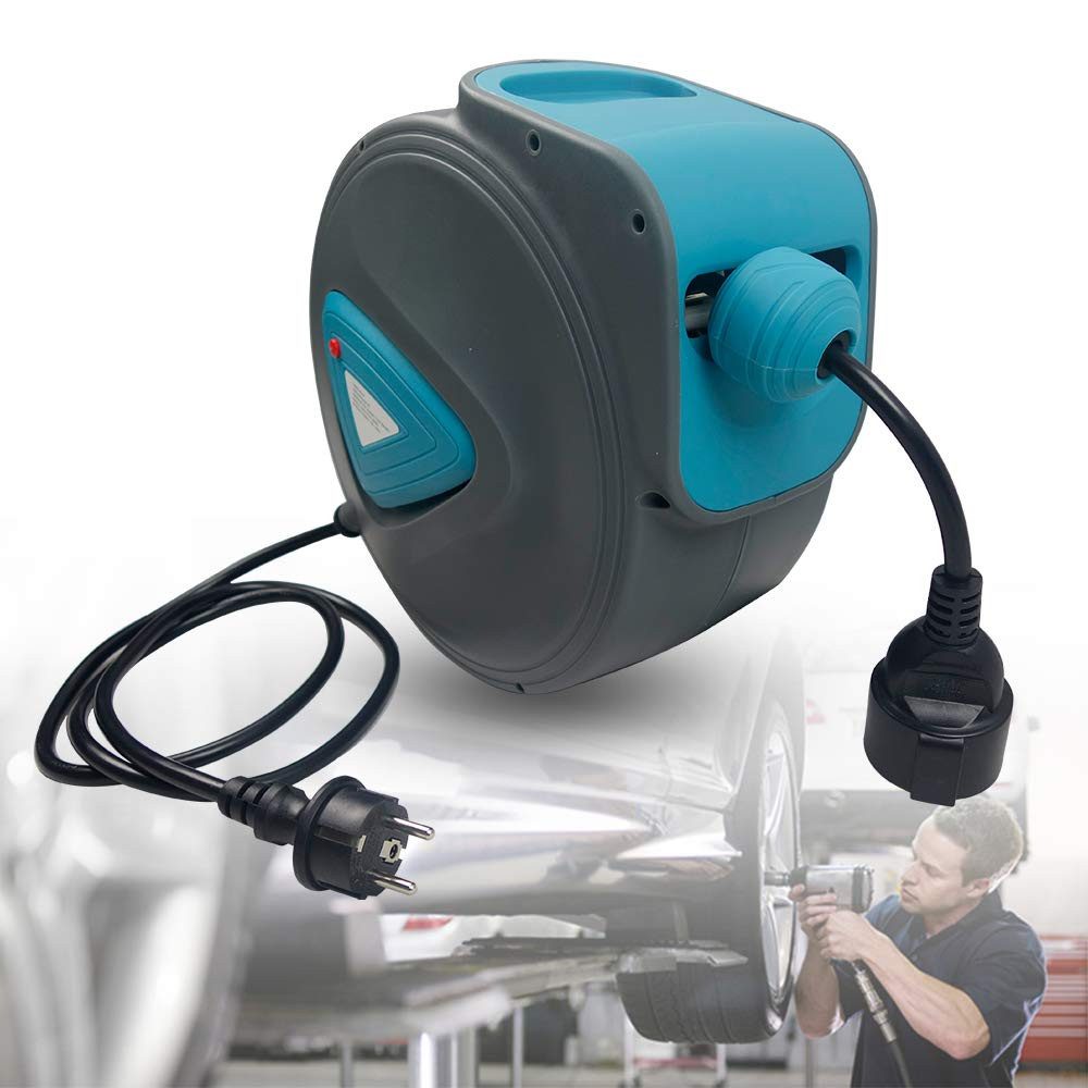 FIVMEN 20m Outdoor Automatik Kabelaufroller mti Überlastschutzthermostat Ka günstig online kaufen