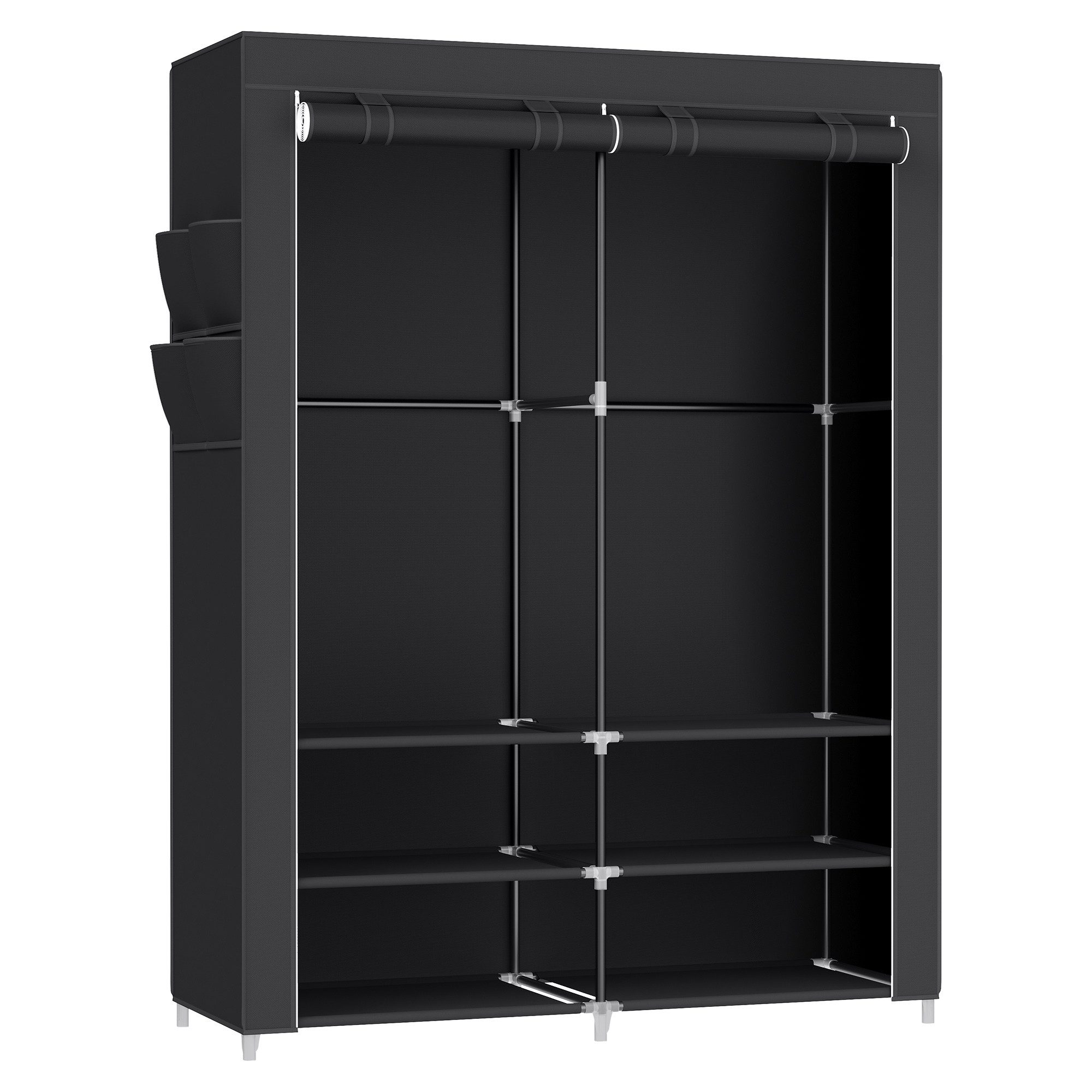 SONGMICS Kleiderschrank Stoffschrank, 4 Hängefächer, mit günstig online kaufen