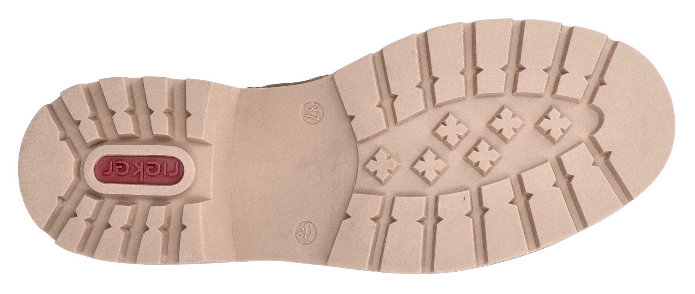 Rieker Schnürboots Schnürstiefelette, Boots, Blockabsatz, mit Profilsohle