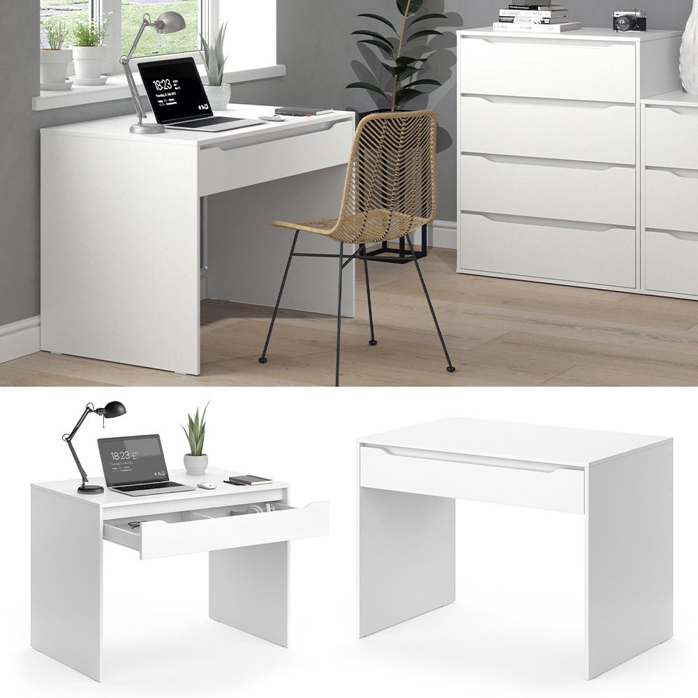 Vicco Schreibtisch Ruben, Weiß, 100 x günstig online kaufen