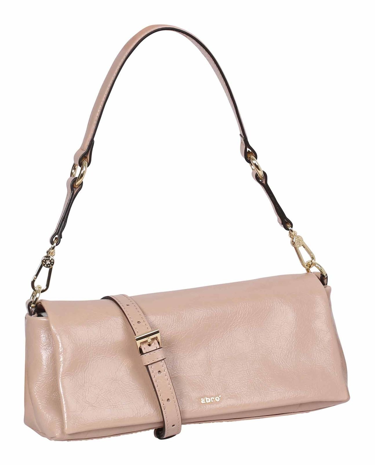 Abro Umhängetasche Shoulderbag Mila, aus echtem Rindsleder