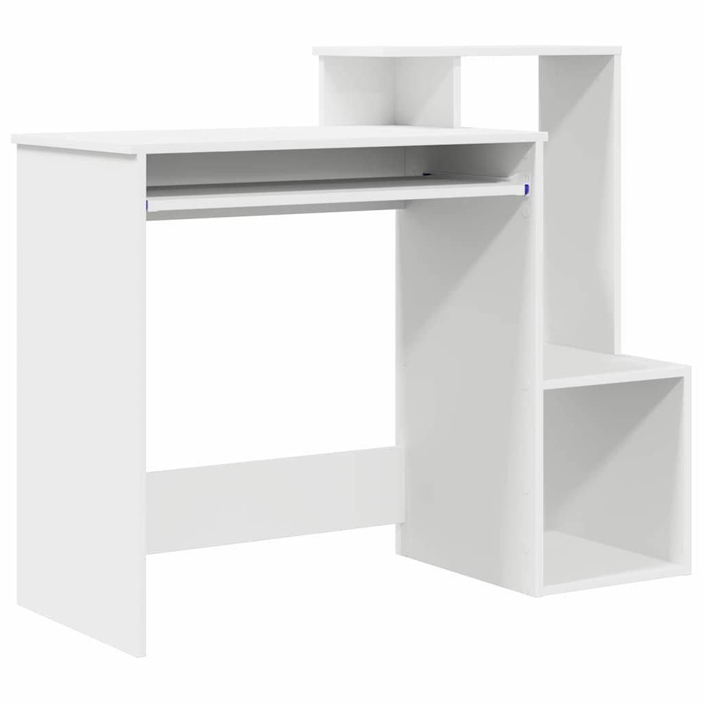 vidaXL Schreibtisch Schreibtisch Weiß 106 x 41 x 88.5 cm Holzwerkstoff (1-St)