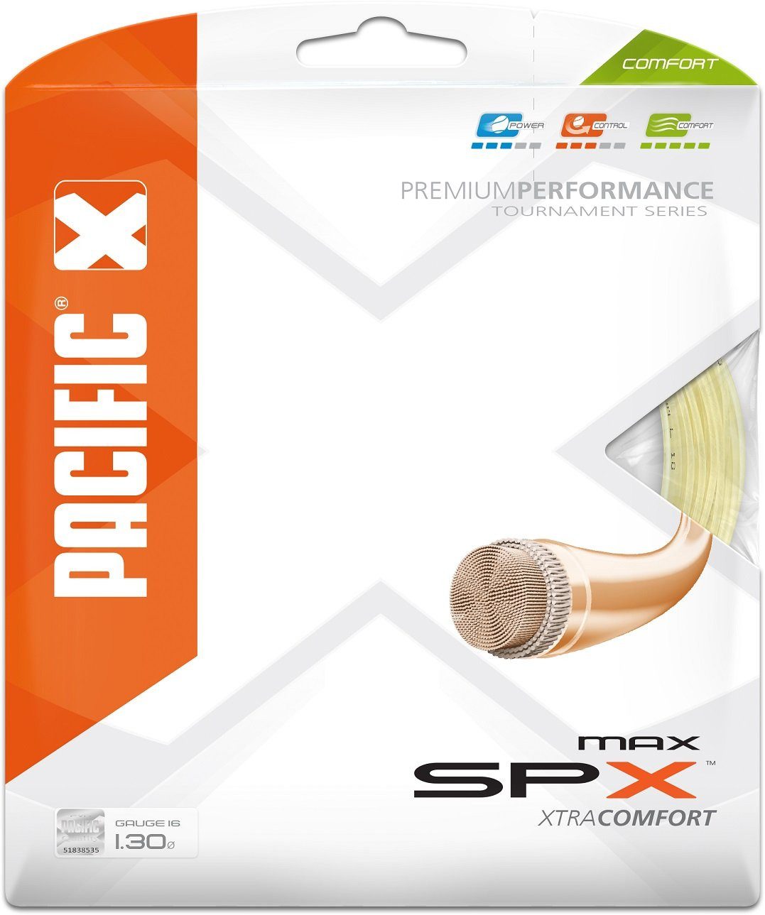 Tennissaite SPX Max (Komfort+Armschonung) natur 12m Set