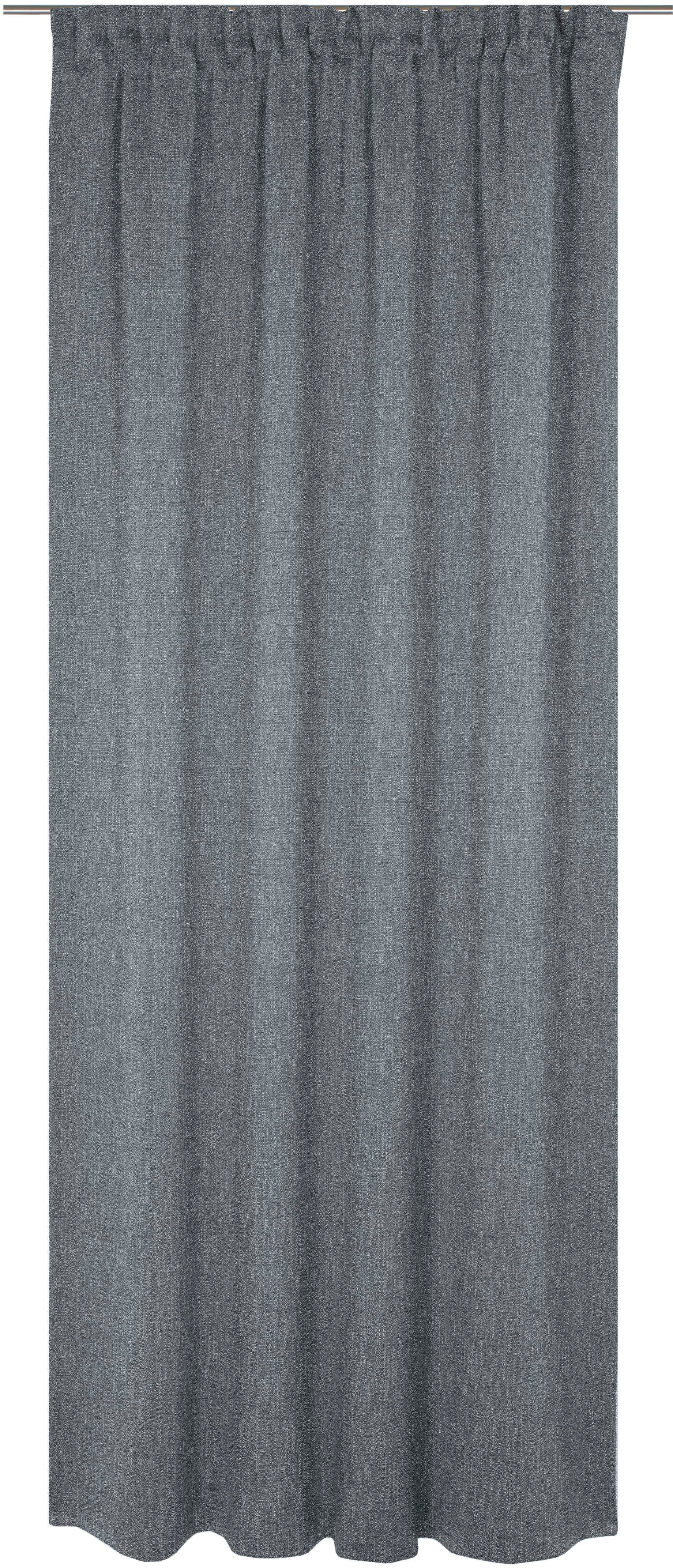 Vorhang Torbole, Wirth, Multifunktionsband (1 St), blickdicht, Jacquard dunkelblau