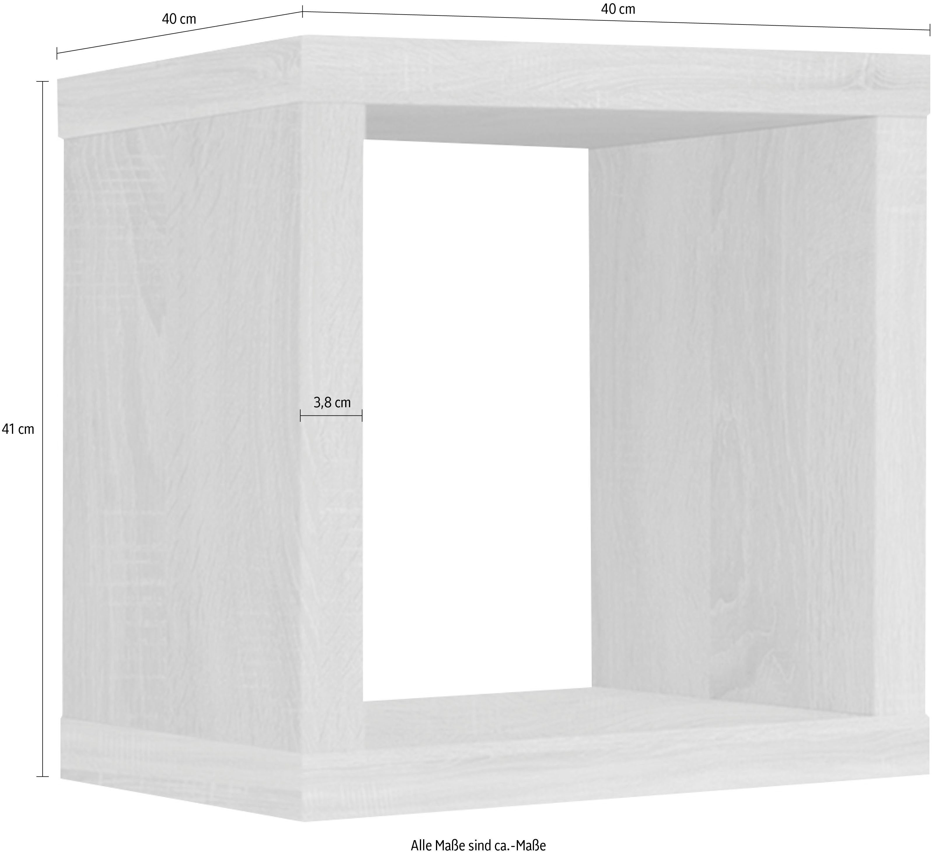 Breite Mäusbacher sägerau 40 cm Office, System eiche Wandregal Big