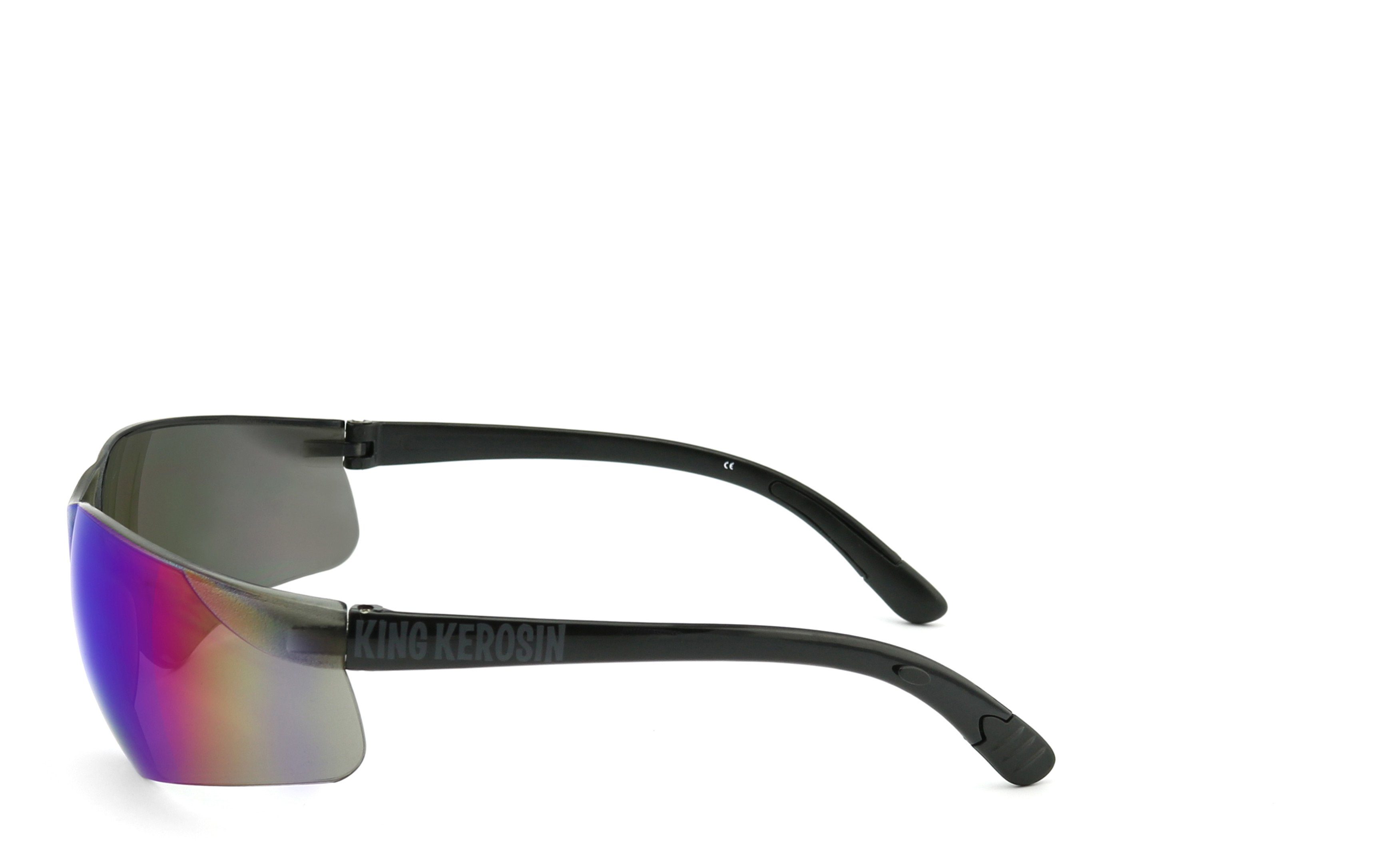 KingKerosin Motorradbrille KK2240, softe Bügelenden, Steinschlagbeständig