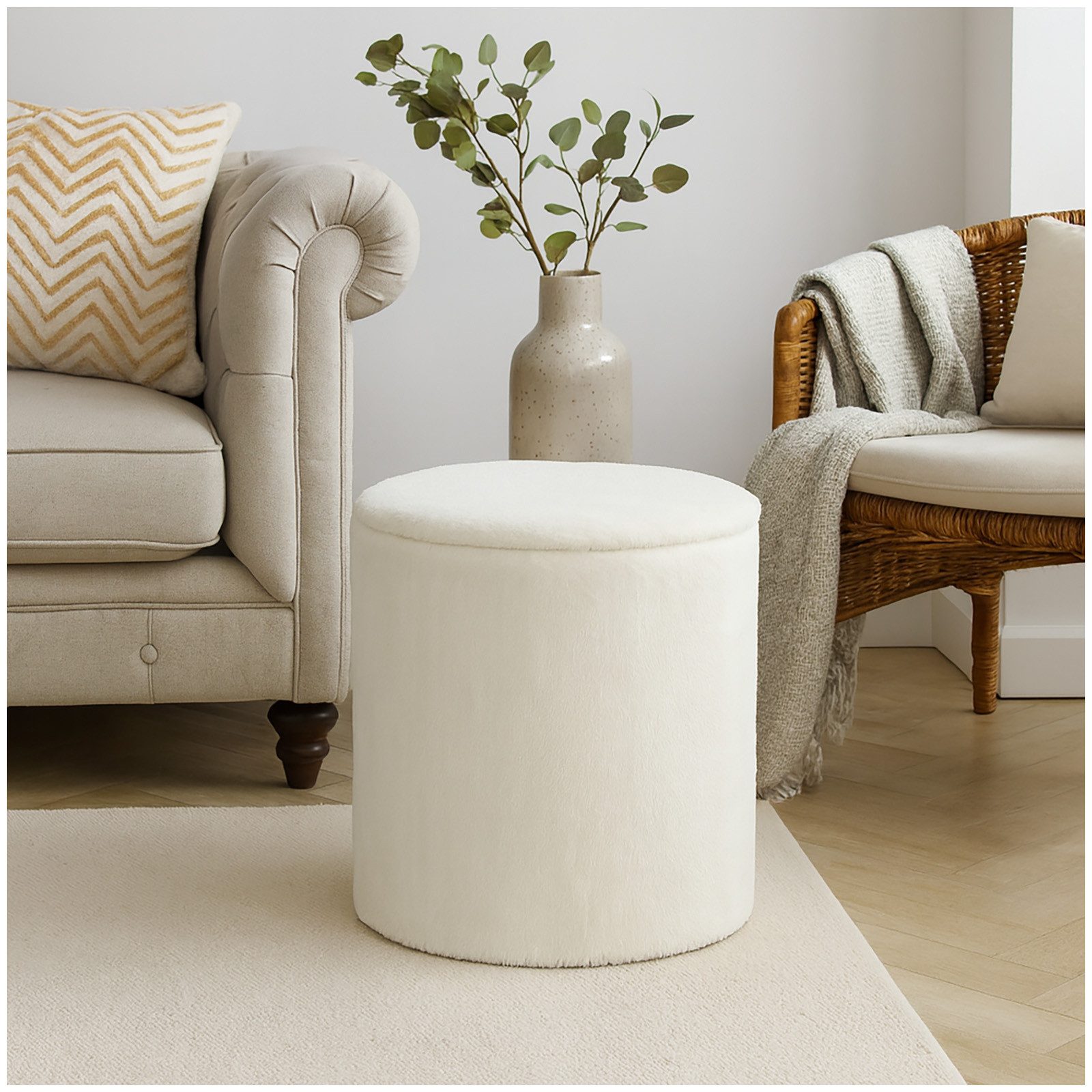 HTI-Living Hocker Moderner Sitzhocker mit praktischem günstig online kaufen