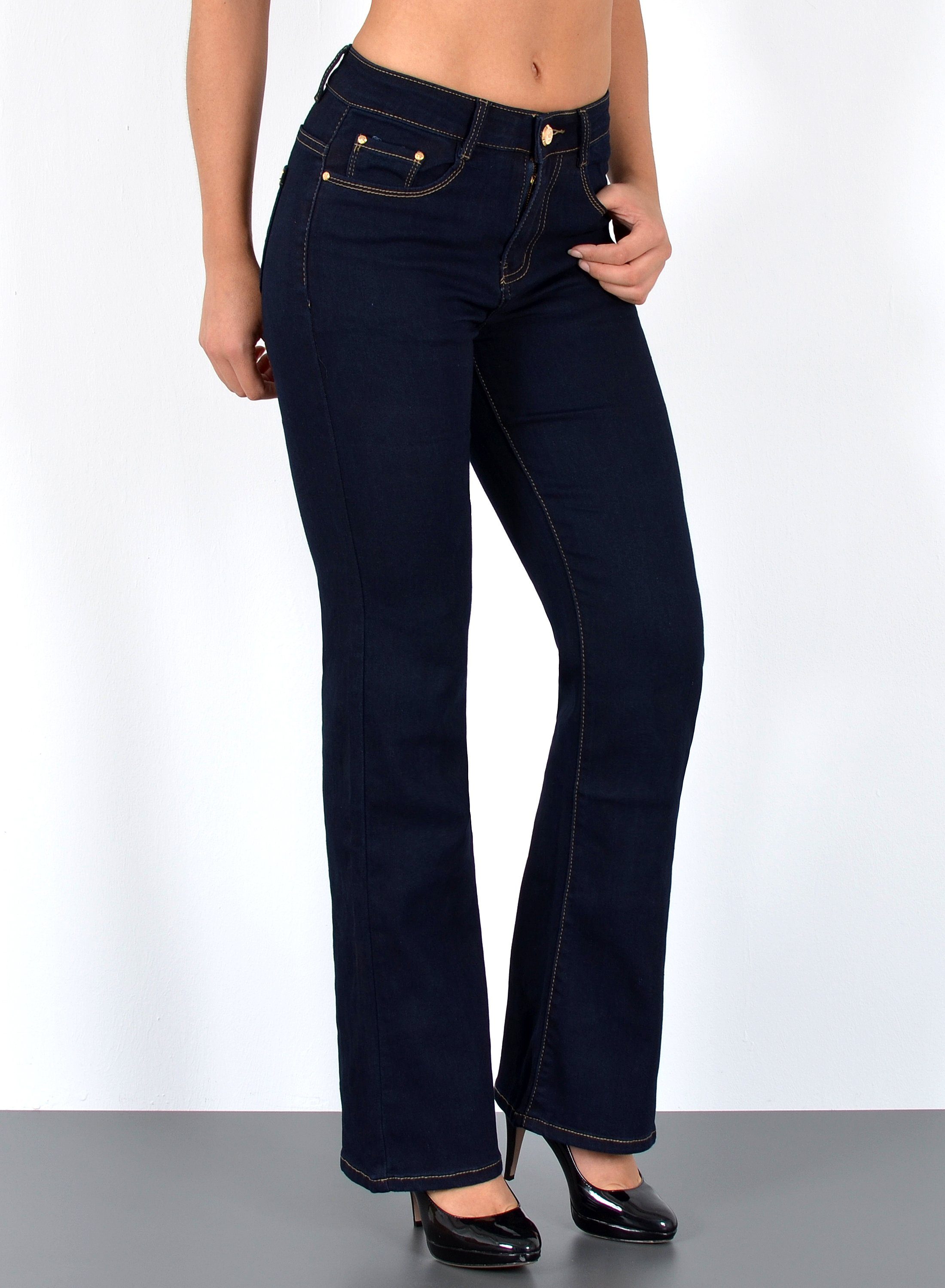 ESRA Bootcut-Jeans Bootcut Jeans Damen High günstig online kaufen