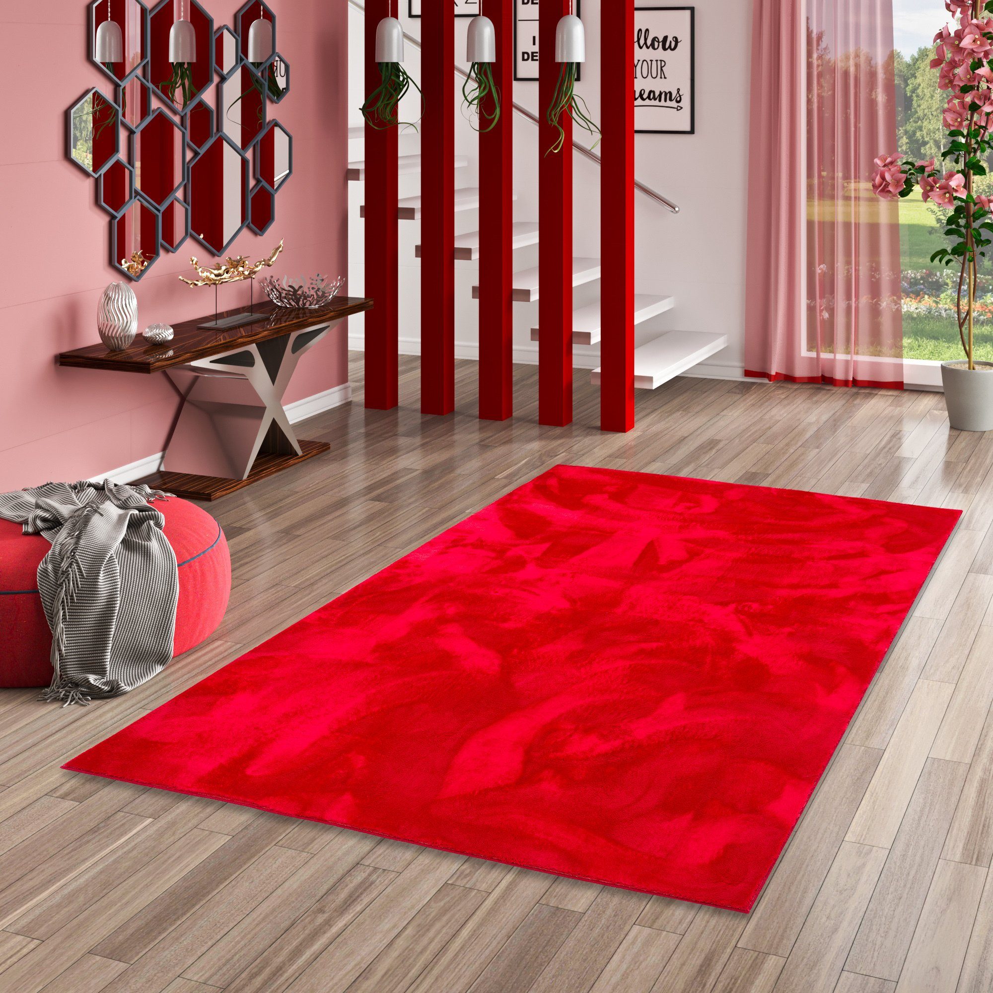 Pergamon Fellteppich Fellteppich Super Soft Pearl, Rechteckig, Höhe: 19 mm