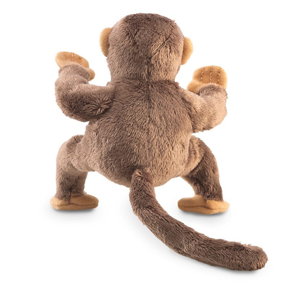 Folkmanis Handpuppen Fingerpuppe Folkmanis Fingerpuppe mini Affe 2738 (Packung)