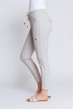 Zhrill Chinos Jogger Pants CHIARA CASUAL Grau (0-tlg) angenehmer Tragekomfort