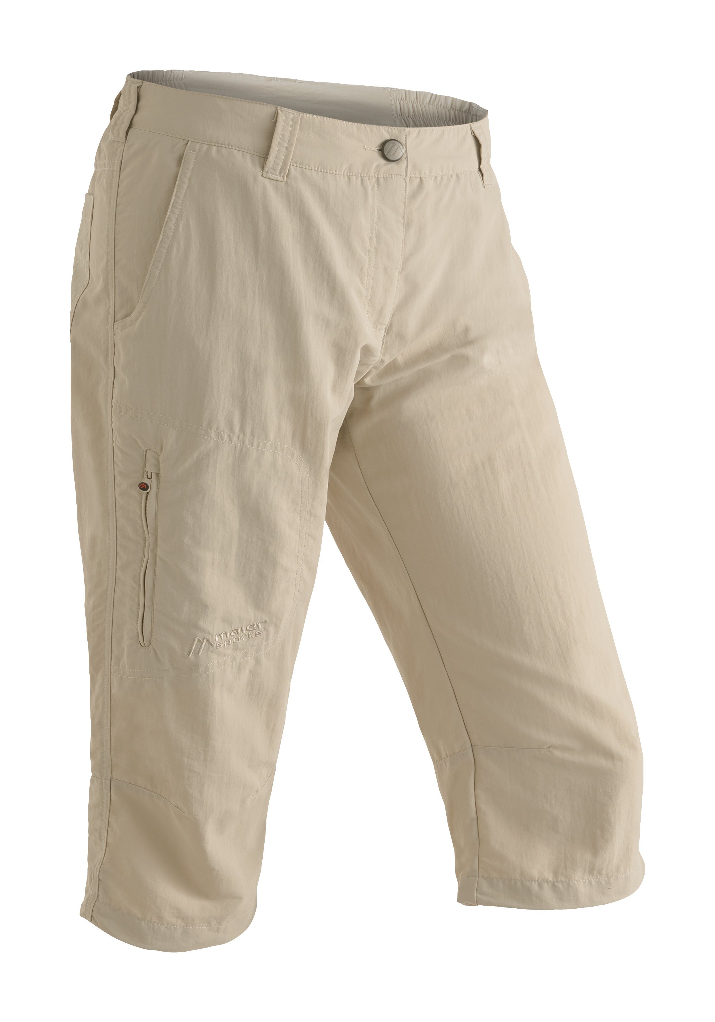 Maier Sports Caprihose Neckar kurze Hose Damen, luftige Wanderhose, leichte Outdoorhose, Reg Fit. Reduzierter Preis € 61,99. Unverbindliche Preisempfehlung € 79,95
