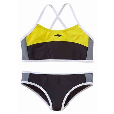 KangaROOS Bustier-Bikini im sportlichen Look