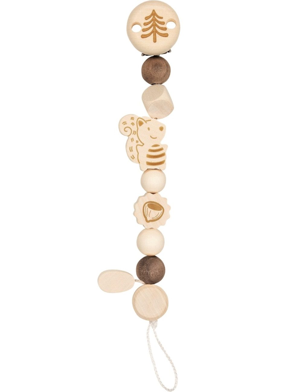 goki Schnullerbefestigung goki Schnullerkette Eichhörnchen