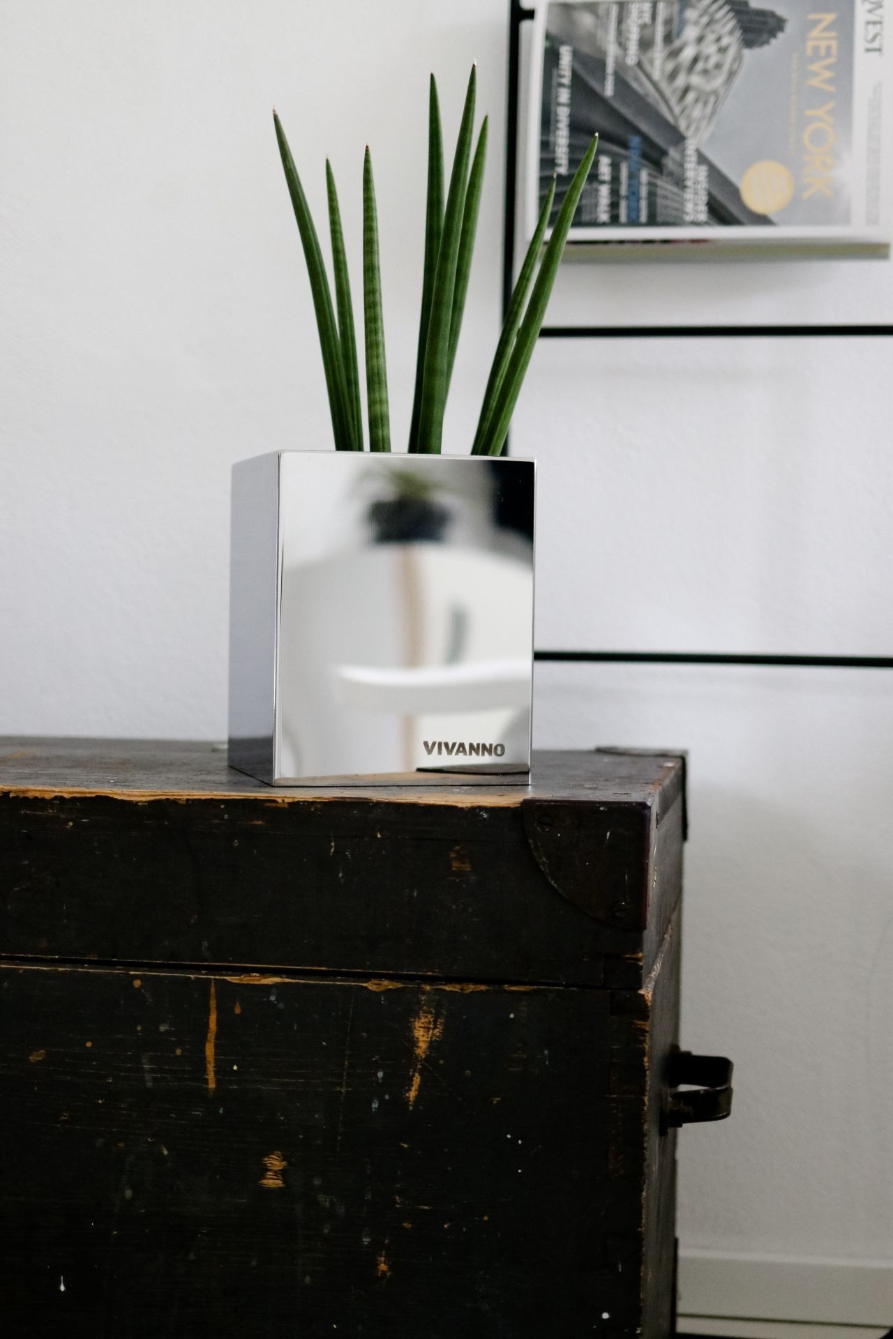 VIVANNO Blumentopf Edelstahl ACENTO CUBICO Würfel günstig online kaufen
