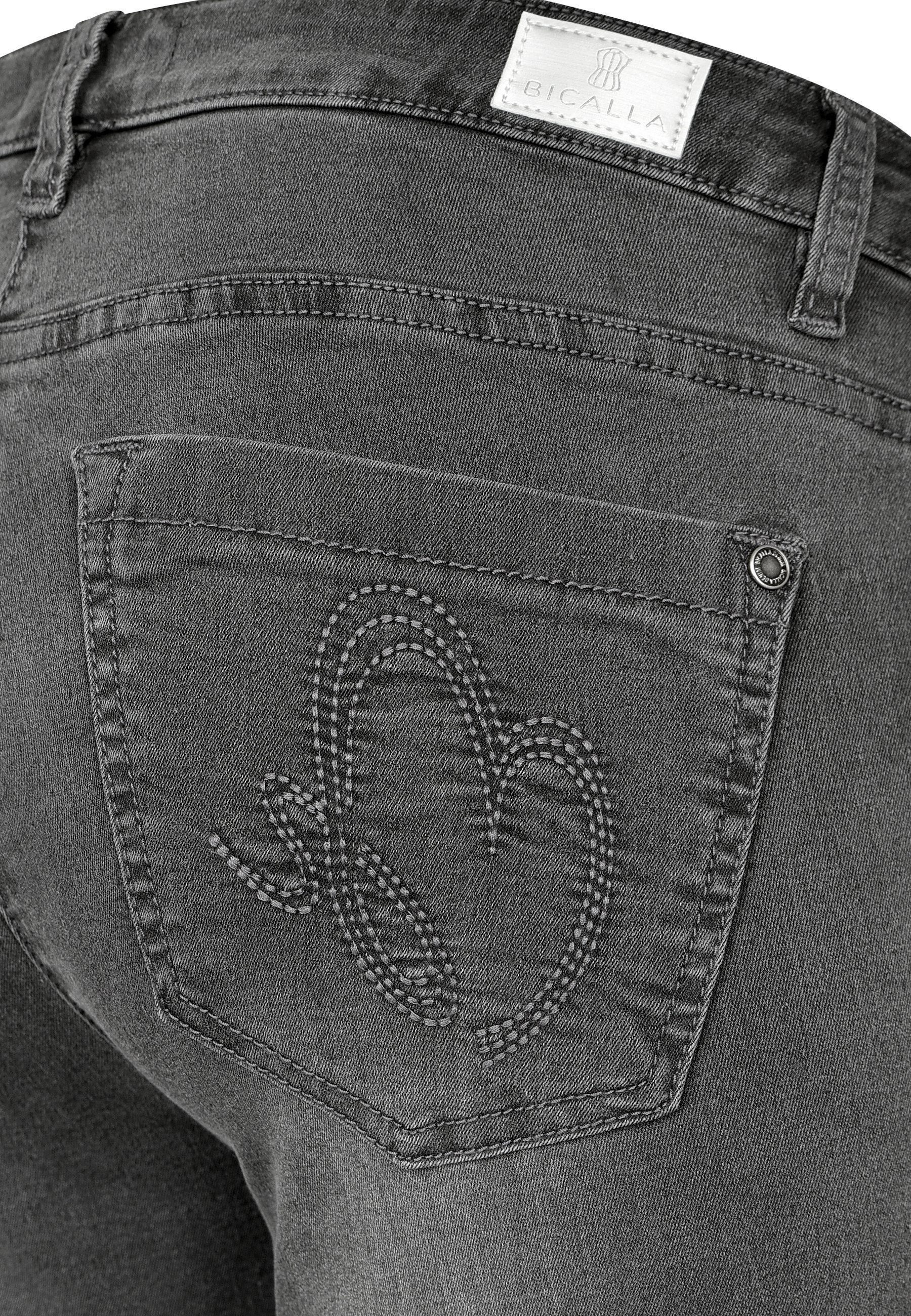 BICALLA Regular-fit-Jeans (1-tlg) washed - Pockets 06/anthra 30 5
