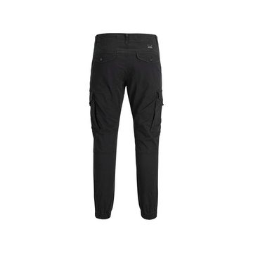 Jack & Jones Stoffhose schwarz regular (1-tlg)