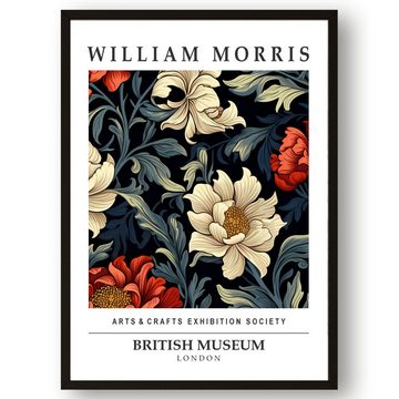 homestyle-accessoires Poster Bilder Wandbilder WILLIAM MORRIS 3er SET DIN A4 / DIN A3 Prints -, Ohne Bilderrahmen