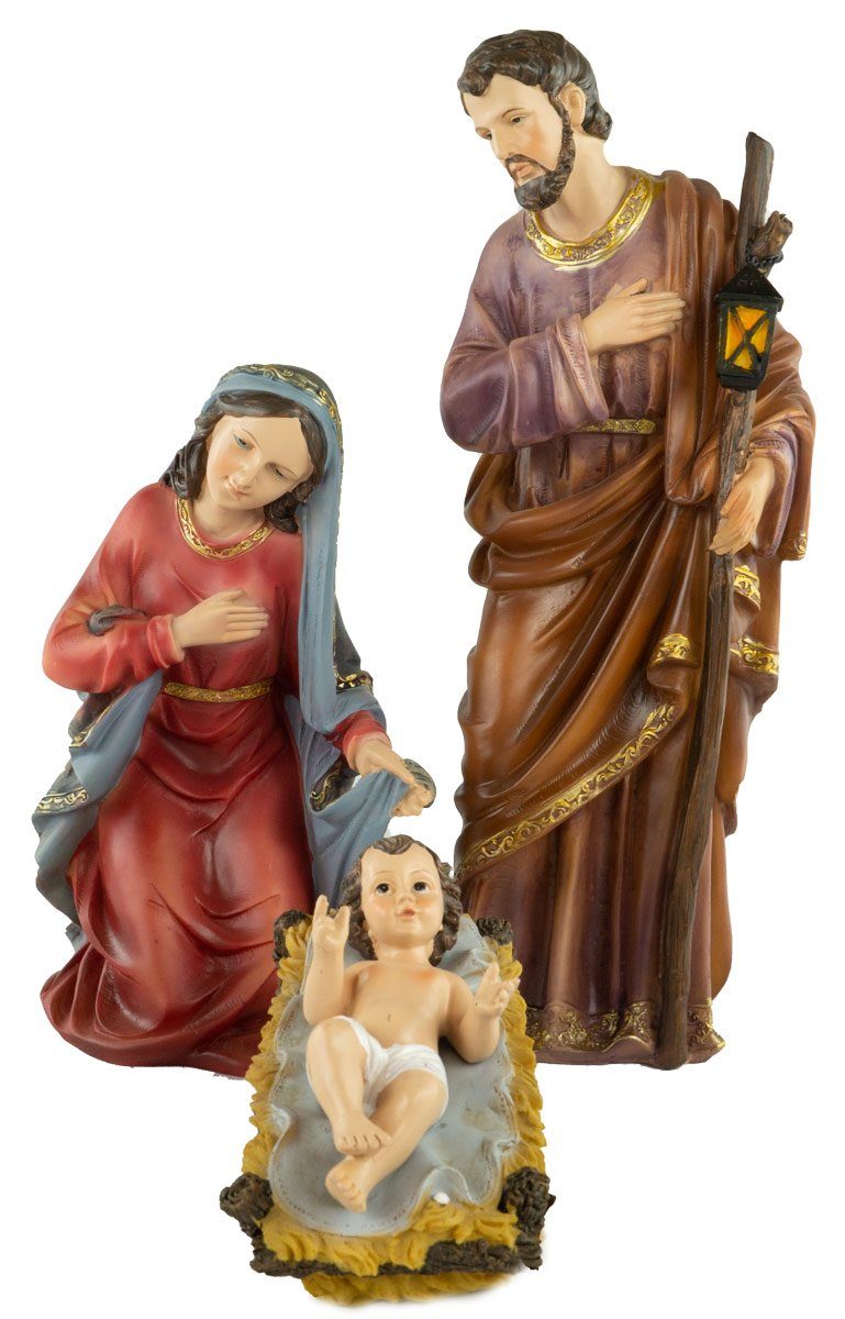 Krippenursel Krippenfigur Krippenfiguren 12-tlg., 12-tlg), St., handbemalte 40 cm, Krippenfiguren ca. 276 (Set, große K 12