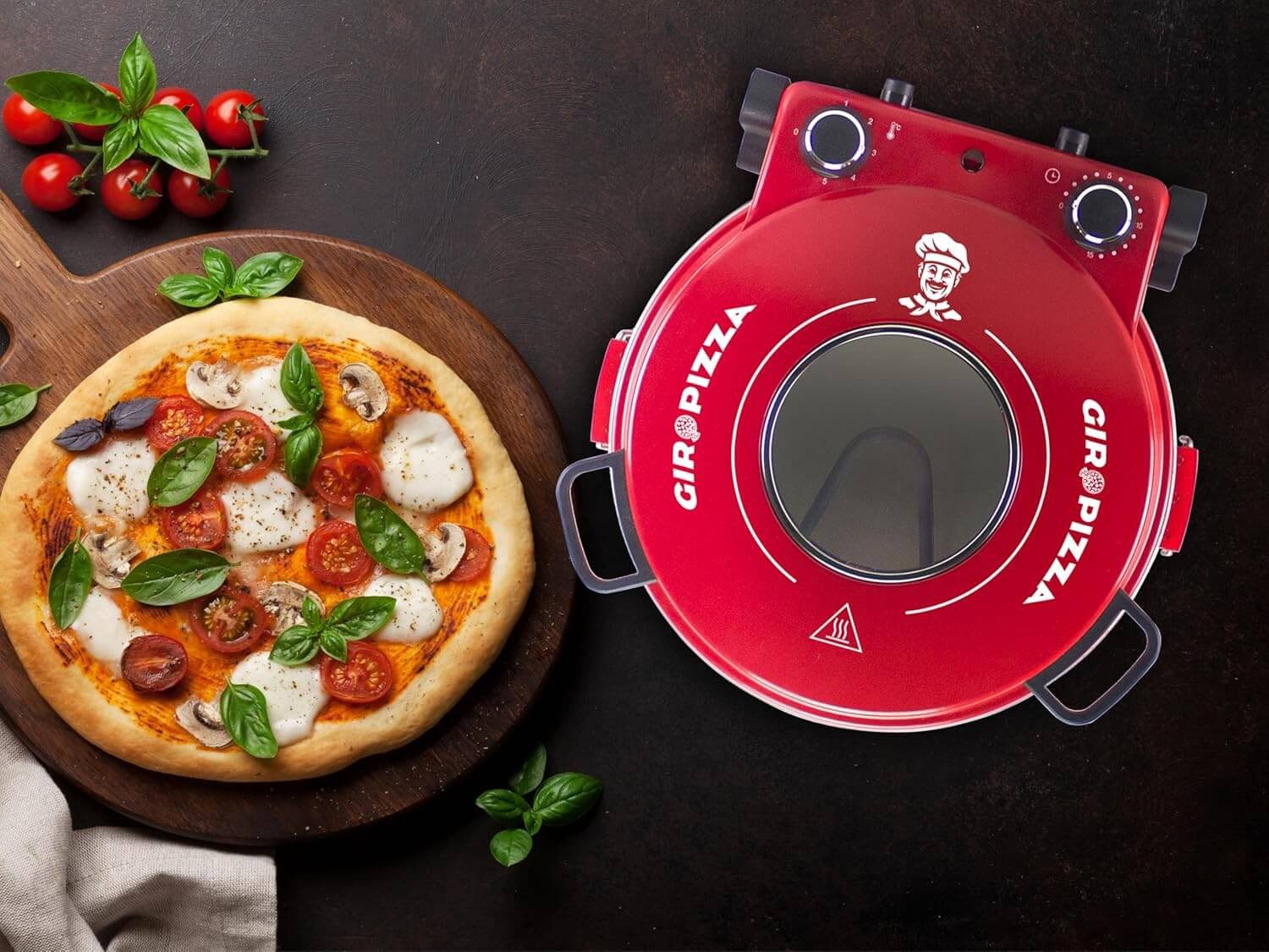 Beper Pizzaofen Beper P101CUD301 Pizzaofen mit Bullauge – Bild 5 von 5