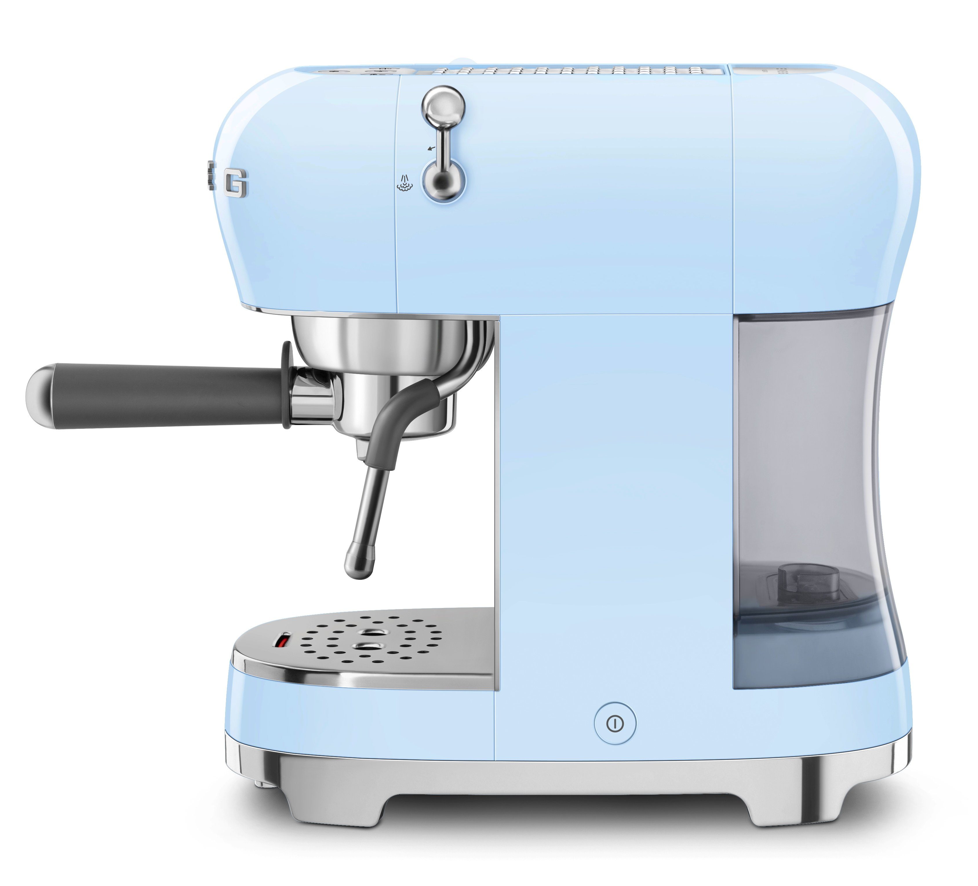 Espressomaschine Kaffeemaschine Smeg Pasetellblau SMEG mit Siebträger Kaffeebereiter
