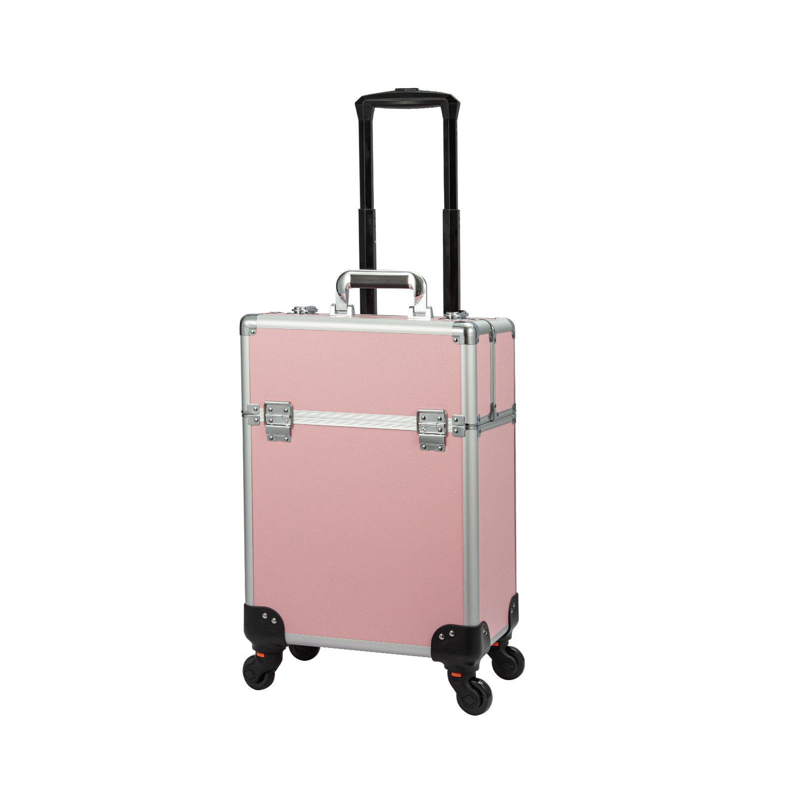 Youyijia Kosmetikkoffer Kosmetikkoffer im Trolley-Stil aus Aluminiumlegierung Koffer für Haar
