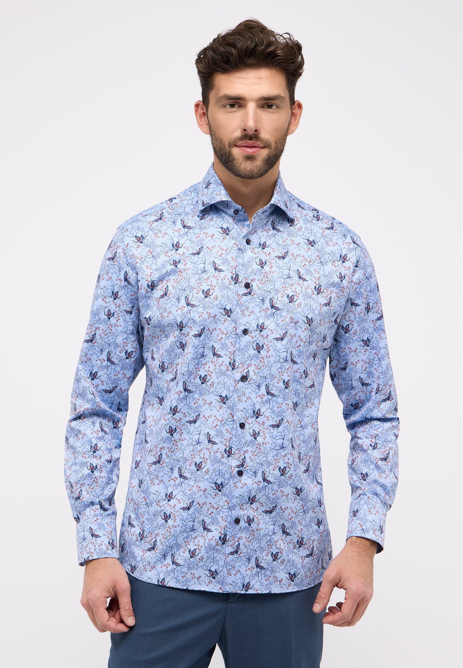 Eterna Langarmhemd MODERN FIT günstig online kaufen