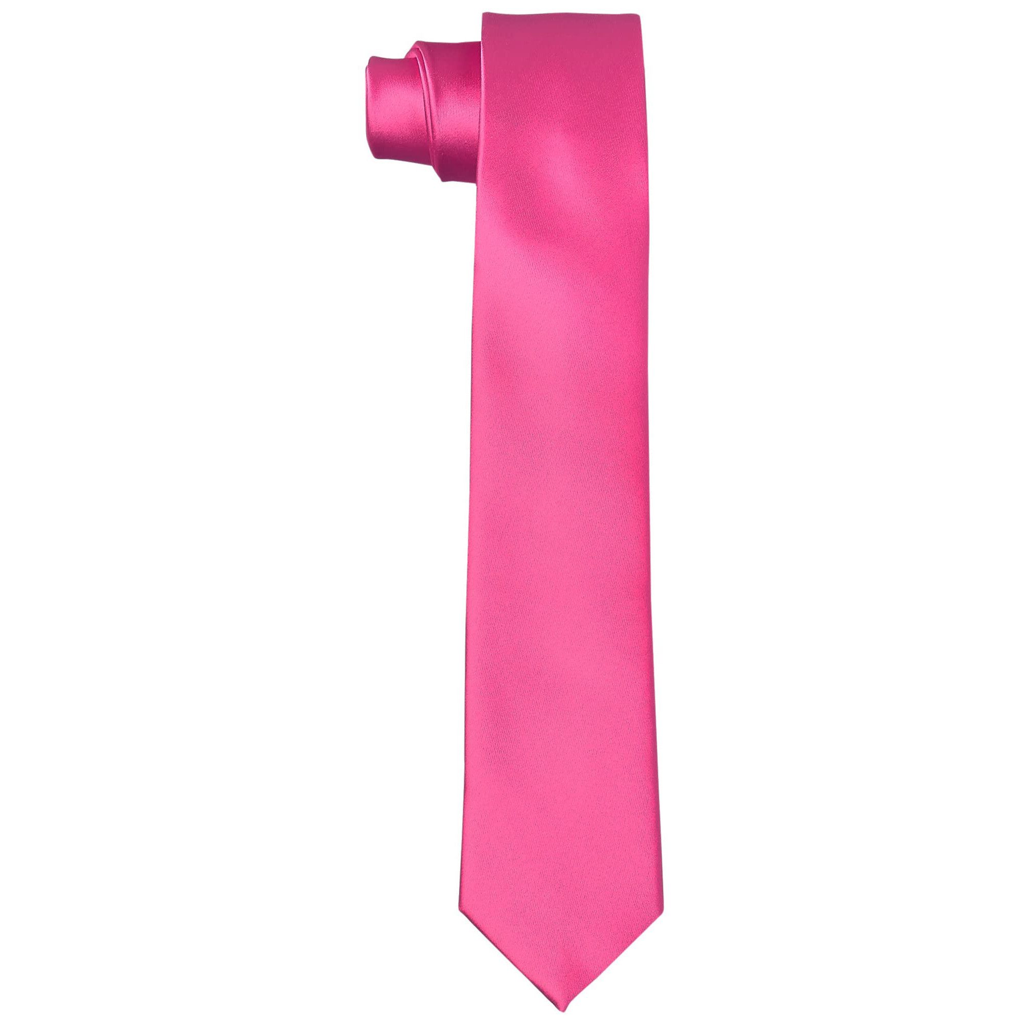 DonDon Krawatte DonDon Krawatten für Herren 6 cm handgefertigt in Seidenlook