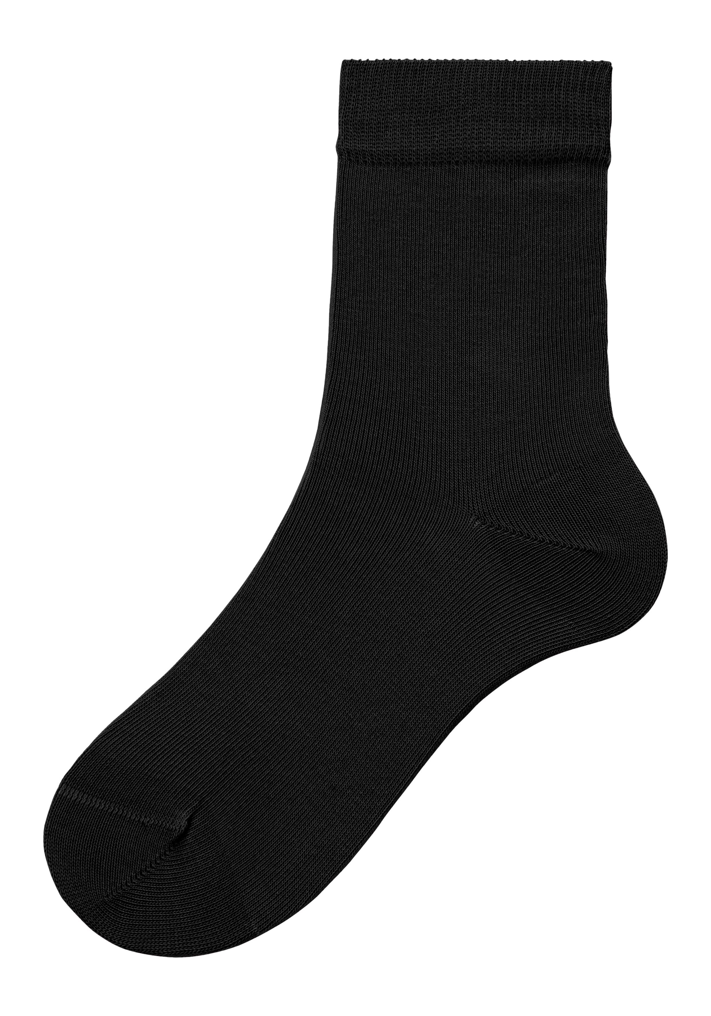 (Set, unterschiedlichen Farbzusammenstellungen in schwarz Socken H.I.S 4-Paar)