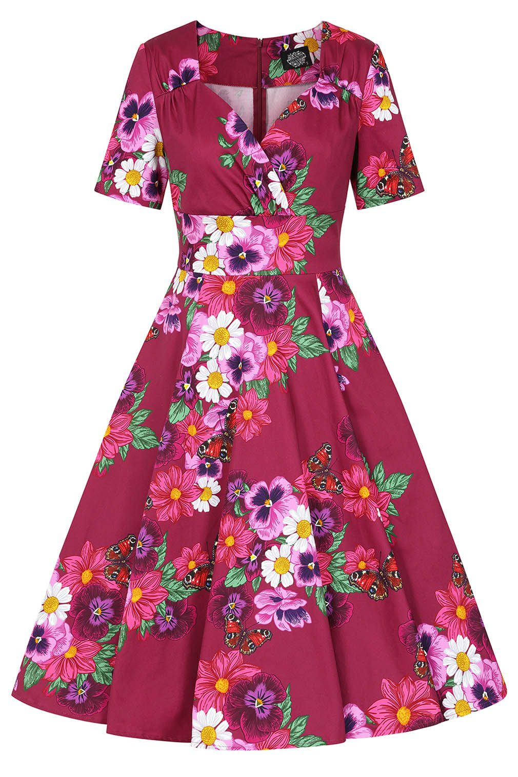 A-Linien-Kleid Berry Blossom