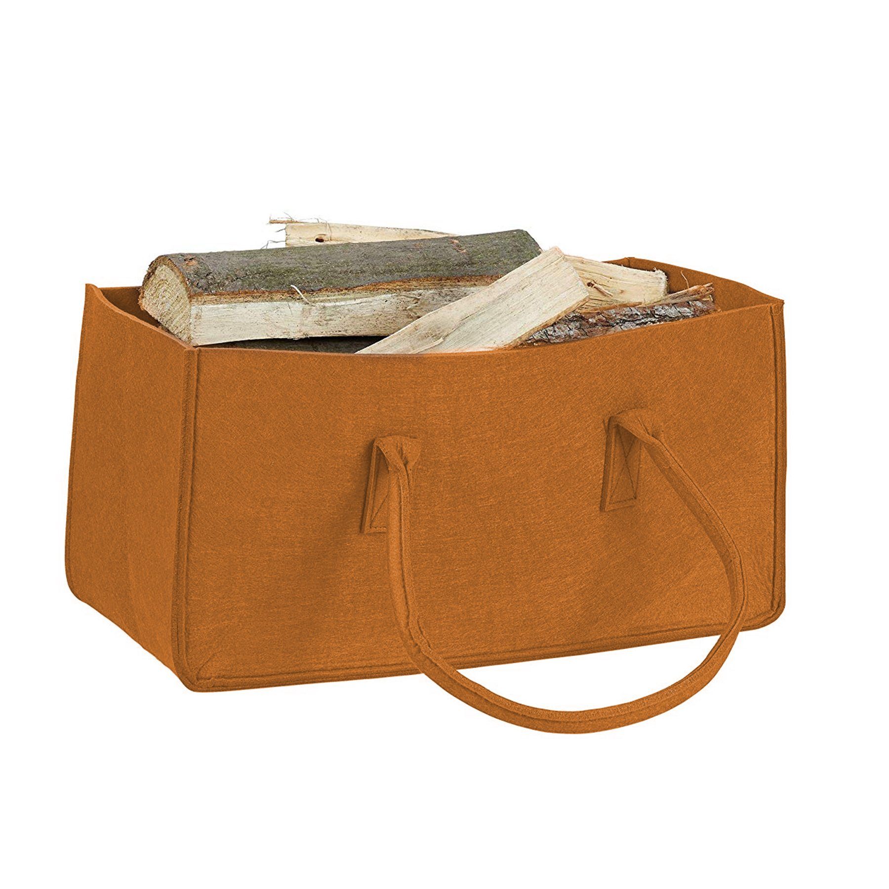 Filztasche Close Hellbraun Felt Kaminholz Tragetasche, Freizeittasche Bag Up