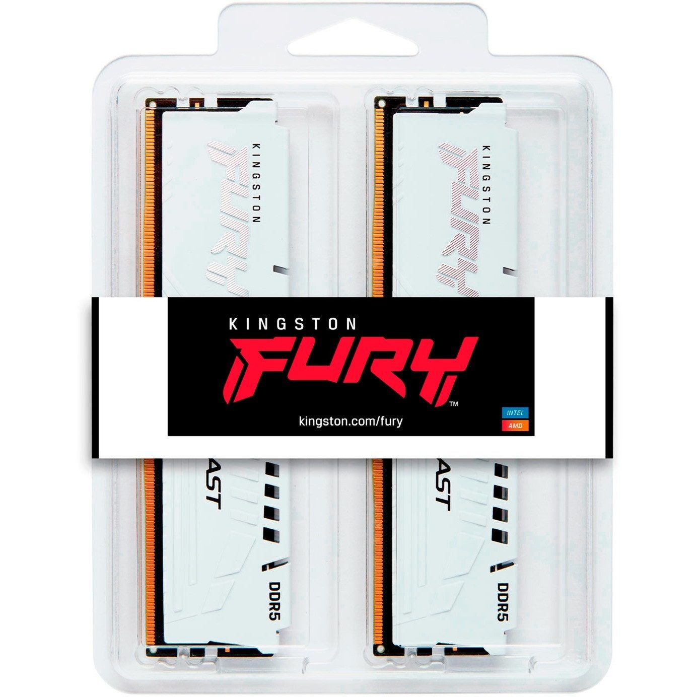 Kingston FURY Beast 32GB DDR5-6000 Dual Channel (2x16GB) CL36 PC-Arbeitsspeicher (EXPO/XMP 3.0, On-Die ECC, Heatspreader, stabile Performance)