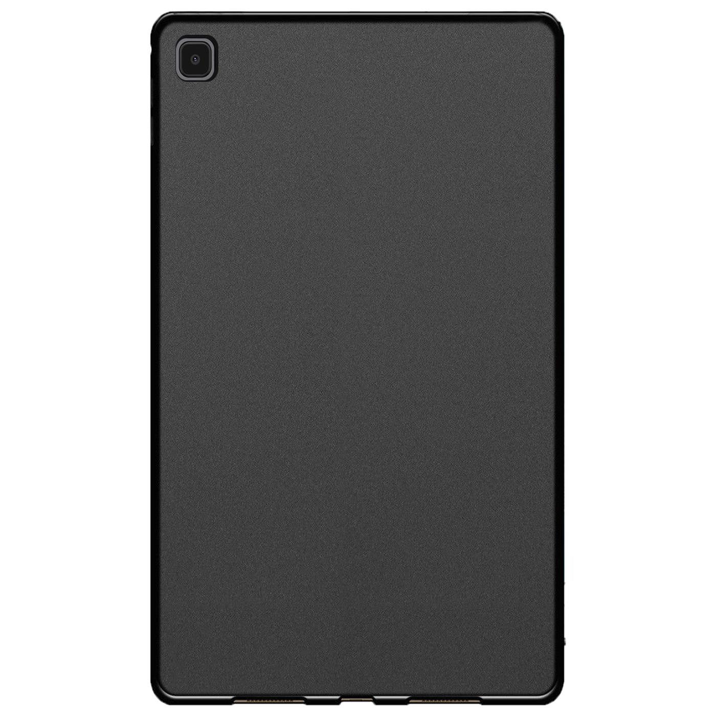 CoolGadget Tablet-Hülle Silikon Schutz Hülle für Samsung Galaxy Tab A 10.5 2018 26,6 cm (10,5 Zoll), inkl. Glas Schutzfolie TPU Cover Panzer Case Tasche matt