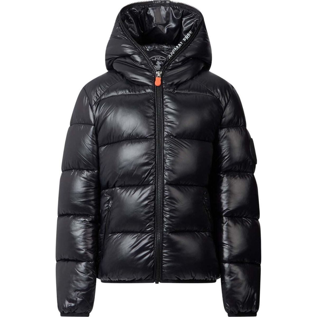 SAVE THE DUCK Steppjacke Artie Warme Jungenjacke mit glänzender Oberfläche, Kapuze und praktischen