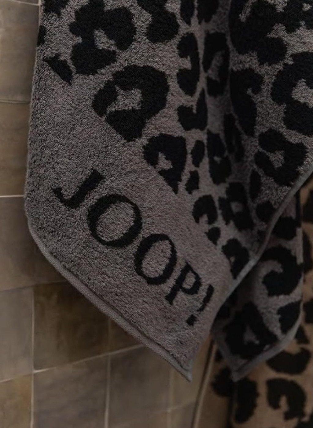 JOOP! Saunatuch Frottee Leo Saunatuch Duschtuch Handtuch, Leo Print