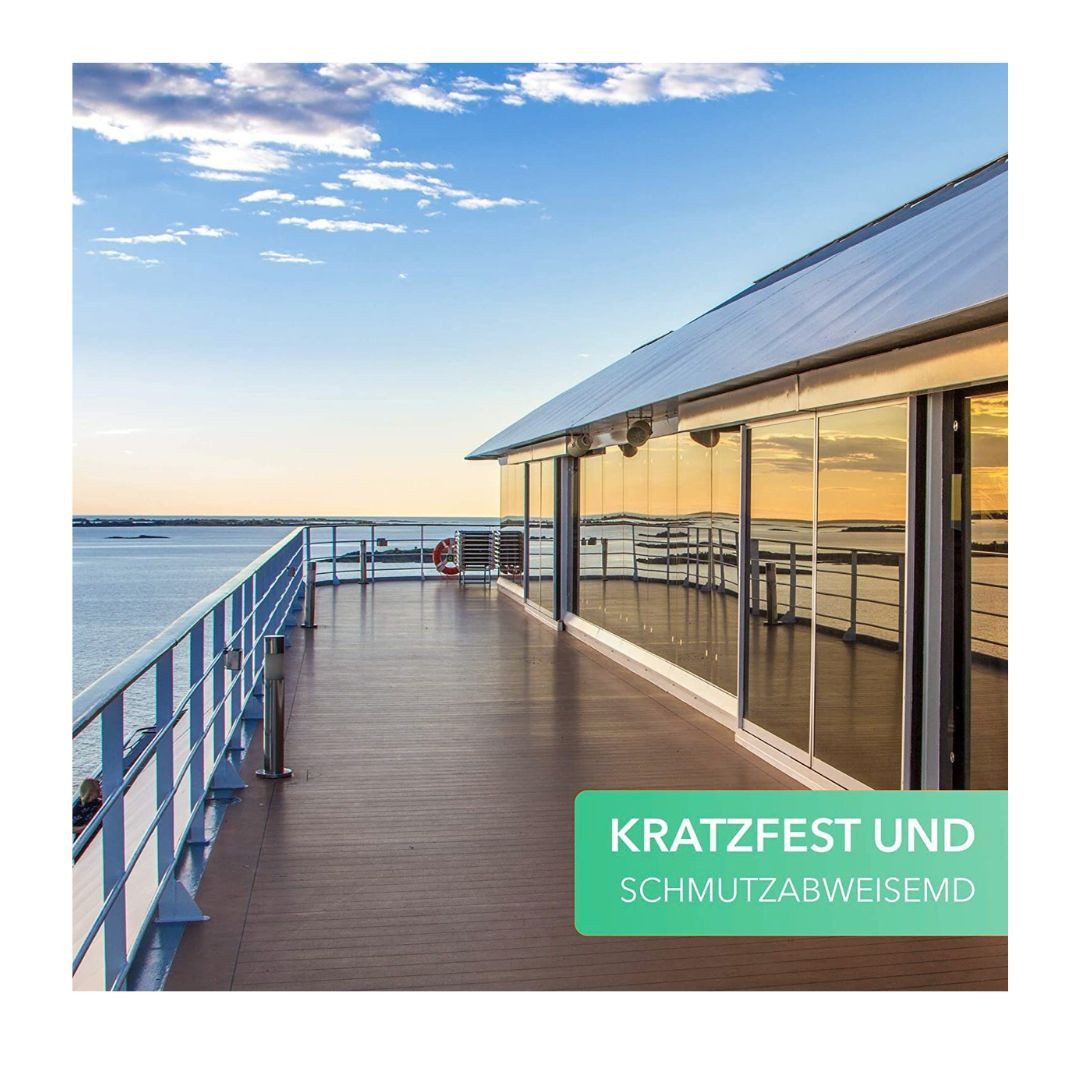 Waidmeister Sonnenschutz-Fensterfolie Sonnenschutz Fensterfolie - Sonnenschutz, 99% UV-Schutz, 55%, UV-Schutz: 99 % Wärmereflexion: 58 % – Bild 4 von 5
