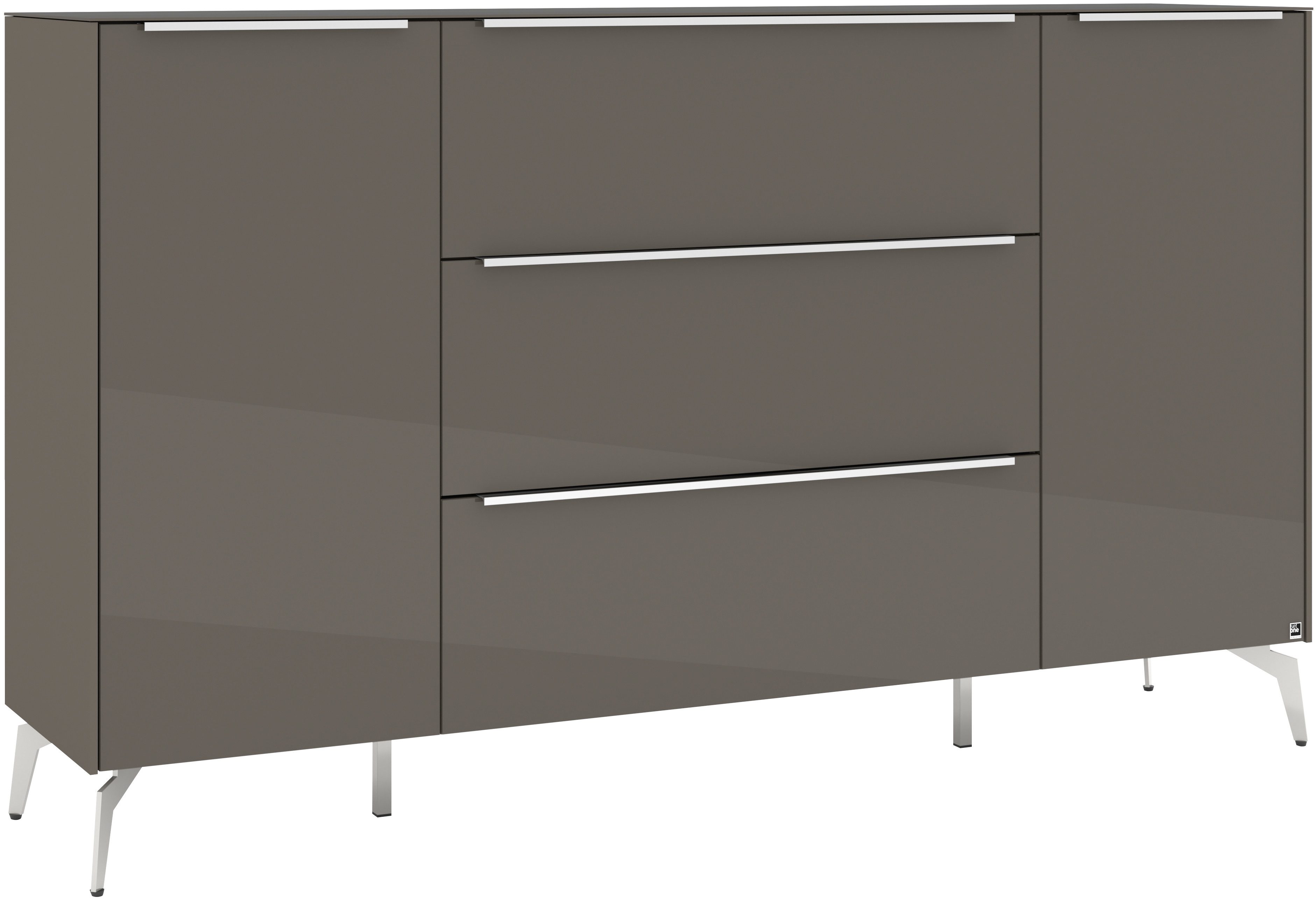 set one by Musterring Sideboard Reno (1 St), Mit Winkelfuß in diversen Farben, 109 cm Höhe & Farbauswahl