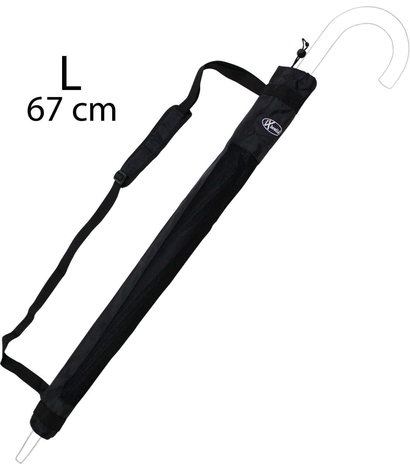 iX-brella Stockregenschirm Tasche lange extra-robust mit Schultergurt für Regenschirme